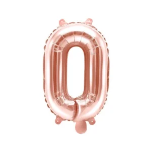 Folio ilmapallo kirjain O Rose Gold tyhjä 35cm