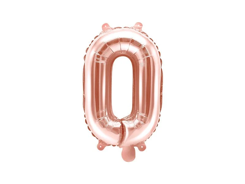 Folio ilmapallo kirjain O Rose Gold tyhjä 35cm