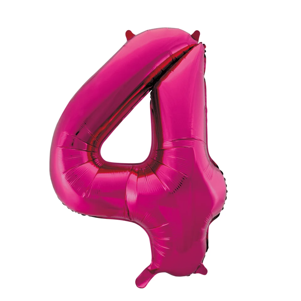 Folio ilmapallo Kuva 4 Fuksia XL 86cm tyhjä