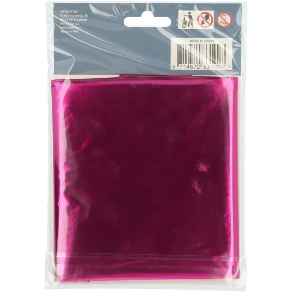 Folio ilmapallo kuva 0 Fuksia Metallic XL 86cm tyhjä