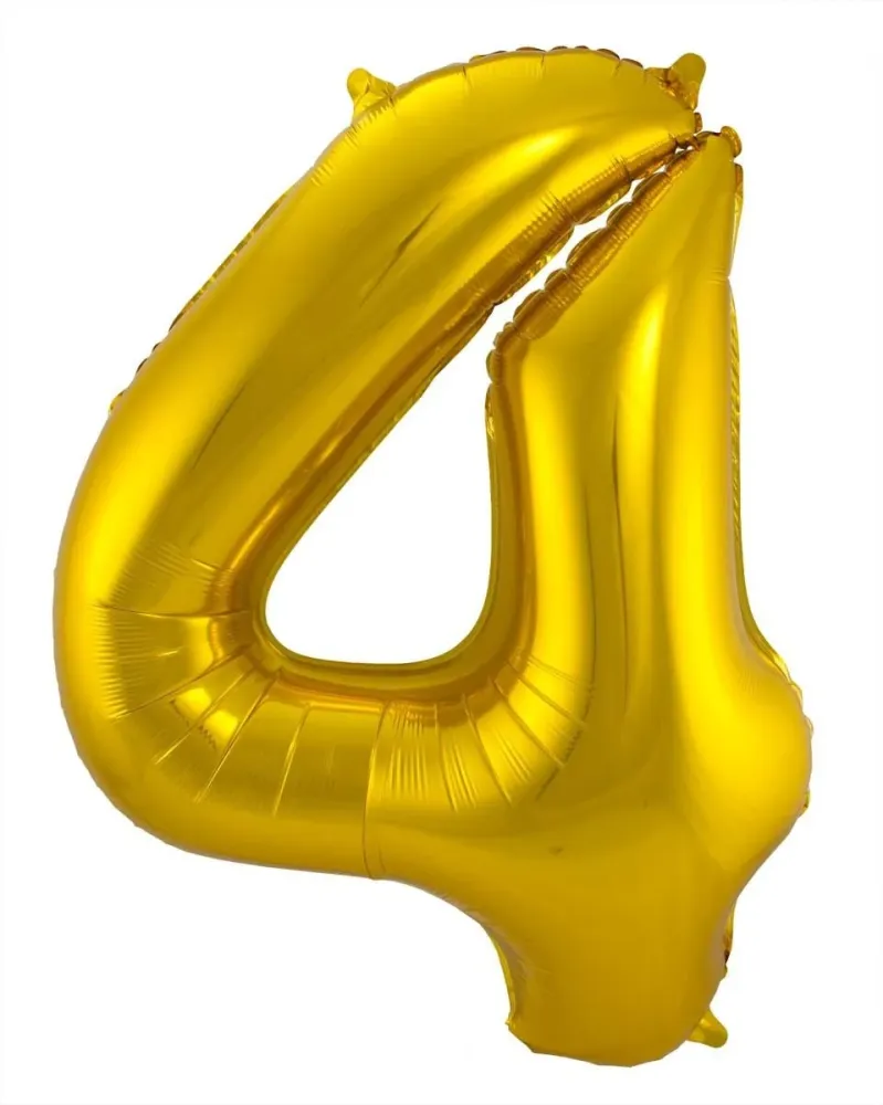 Folio ilmapallo Kuva 4 Gold Metallic XL 86cm tyhjä tyhjä