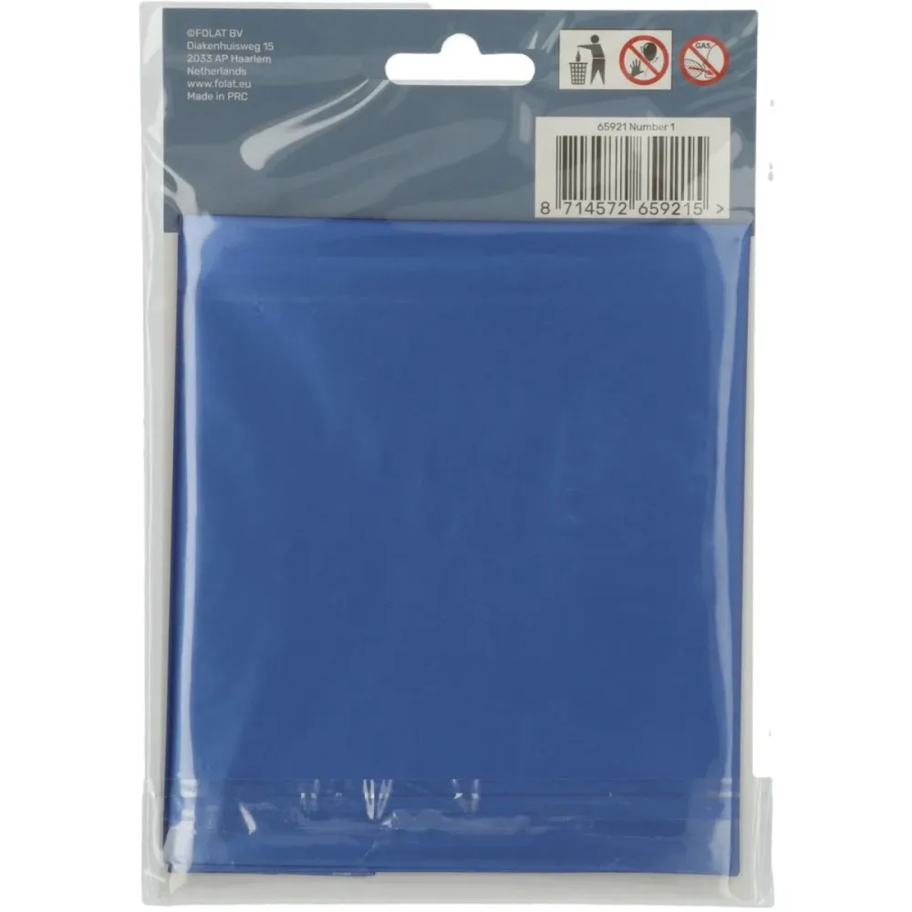 Folio ilmapallo Kuva 1 Matt Blue XL 86cm tyhjä