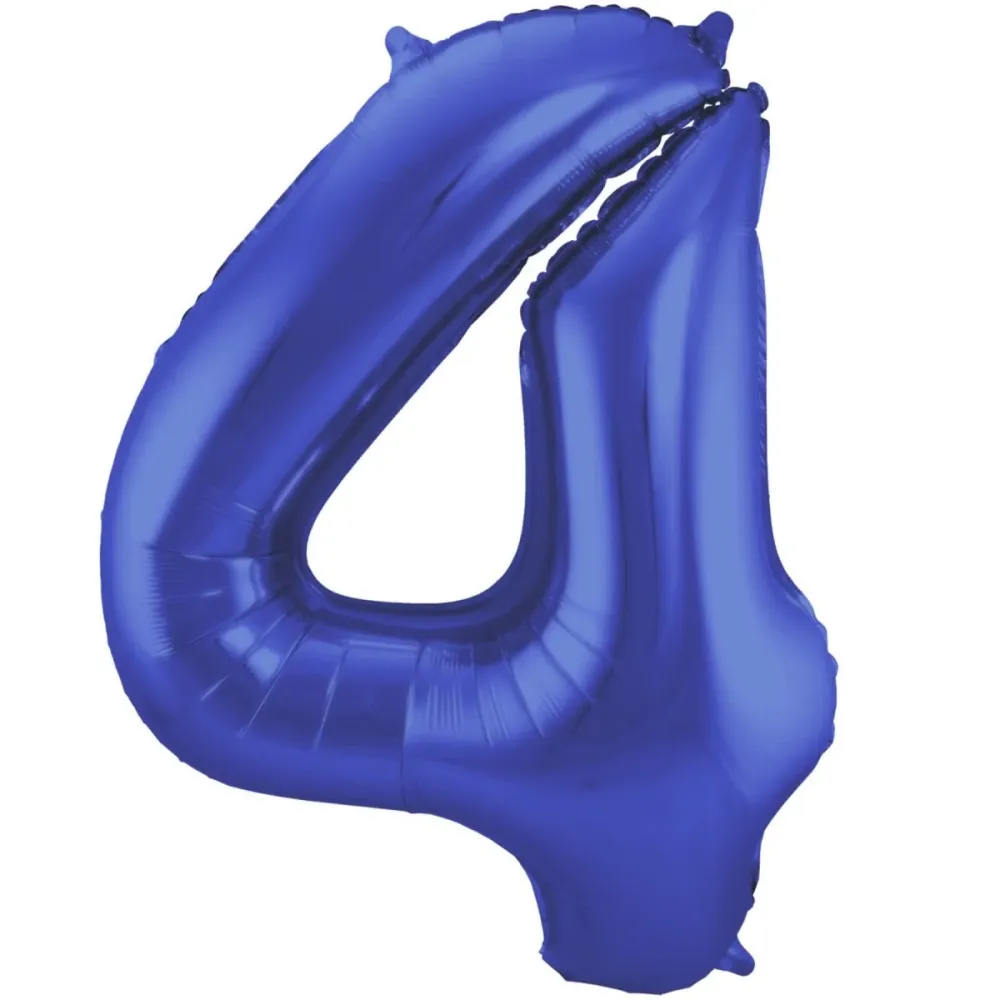 Folio ilmapallo kuva 4 Matt Blue XL 86cm tyhjä