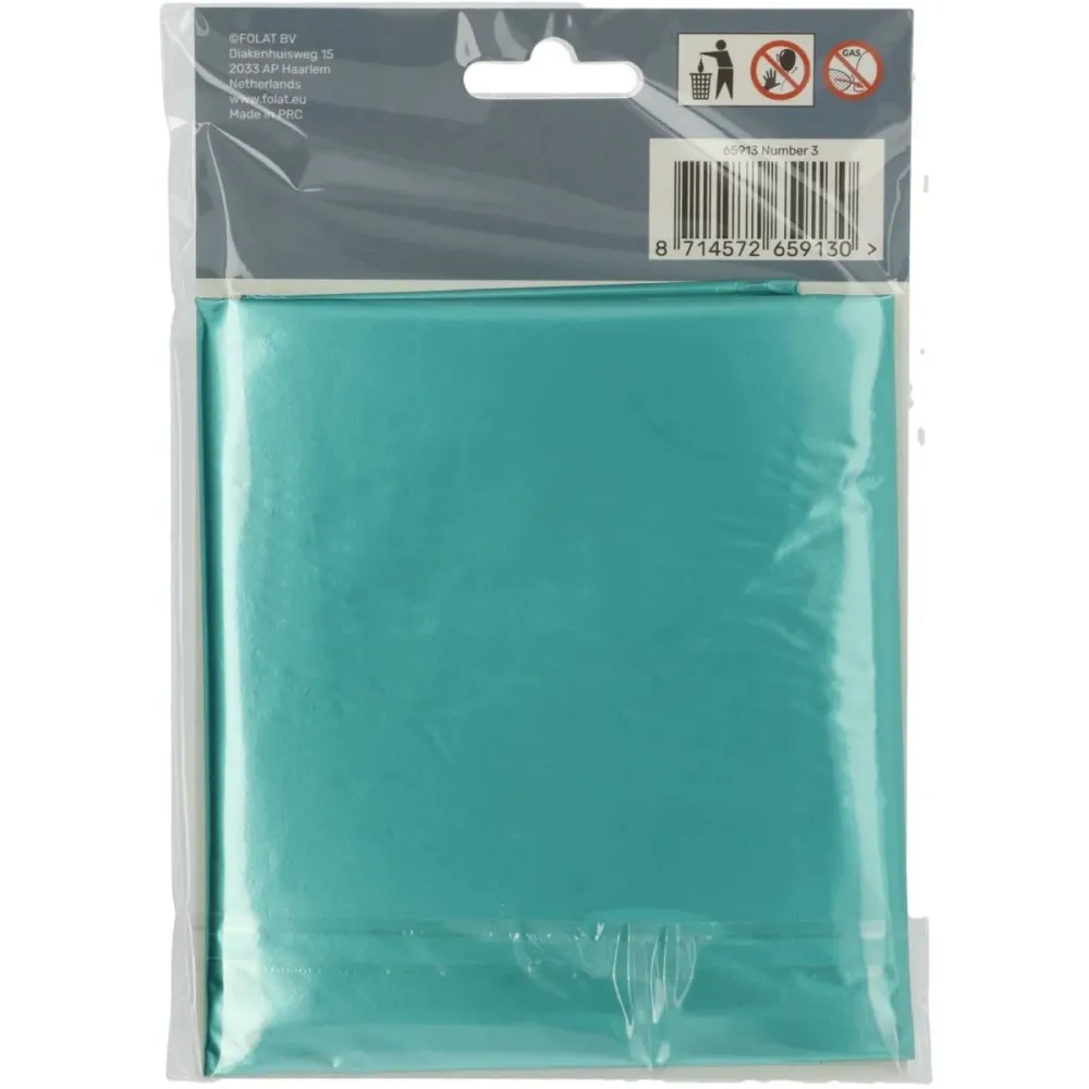 Folio ilmapallo Kuva 3 Matt Green XL 86cm tyhjä
