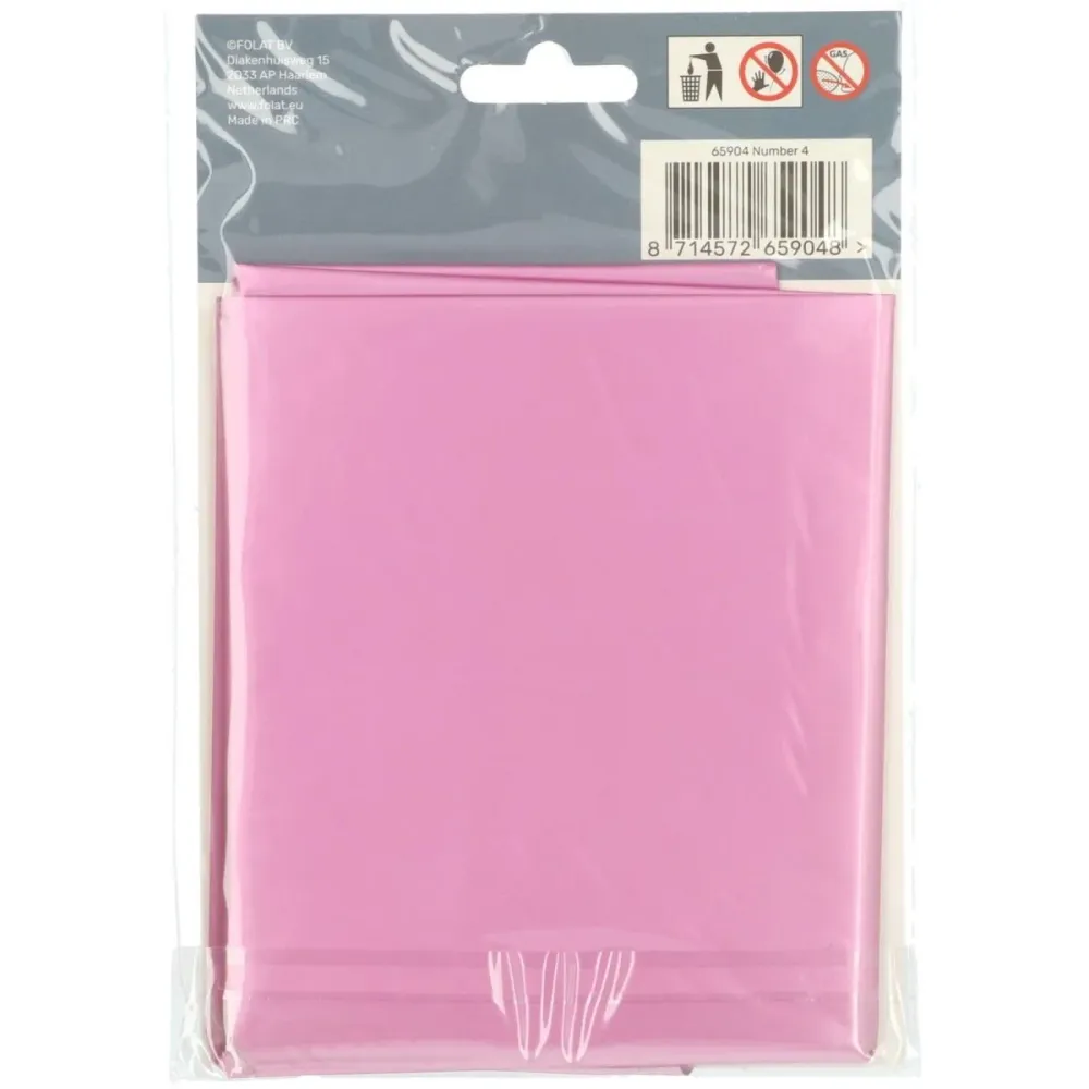 Folio ilmapallo Kuva 4 Matt Pink XL 86cm tyhjä tyhjä