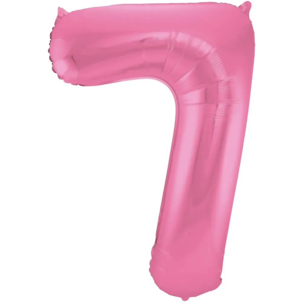 Folio ilmapallo Kuva 7 Matt Pink XL 86cm tyhjä tyhjä