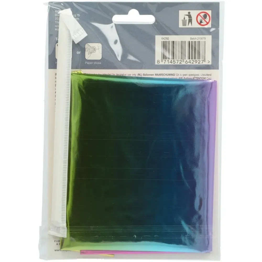 Folio ilmapallo Kuva 2 Rainbow jalustalla 72cm