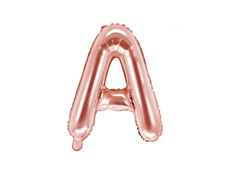 Folio ilmapallo Letter Rose Gold tyhjä 35cm