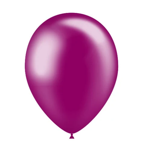 Fuksia ilmapalloja metallinen 25cm 50kpl