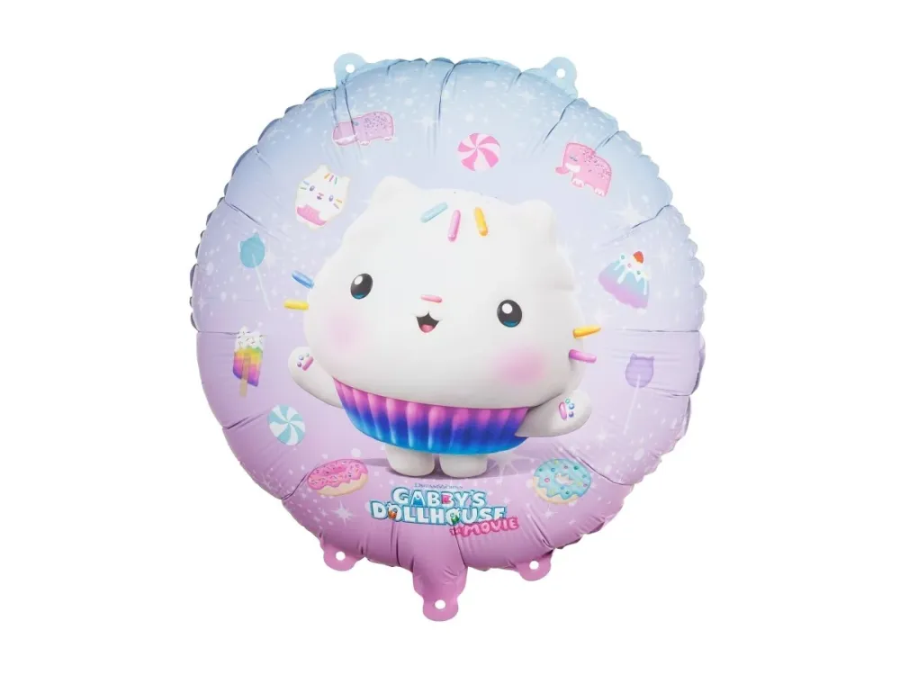 Gabbyn nukkekodin helium ilmapallo Cakey tyhjä 35cm