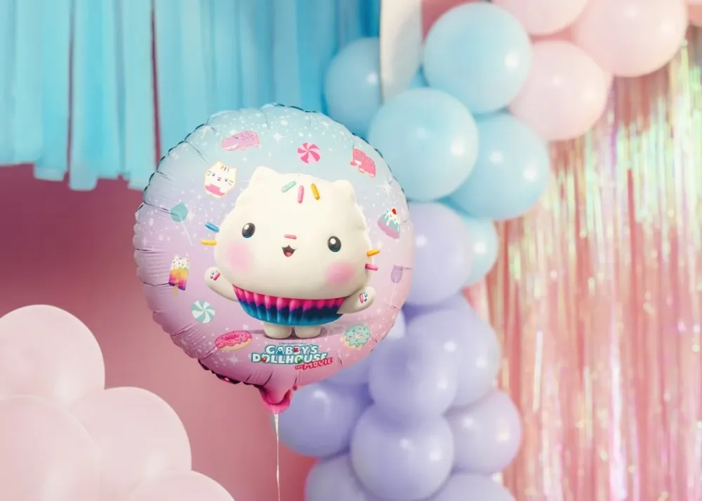Gabbyn nukkekodin helium ilmapallo Cakey tyhjä 35cm