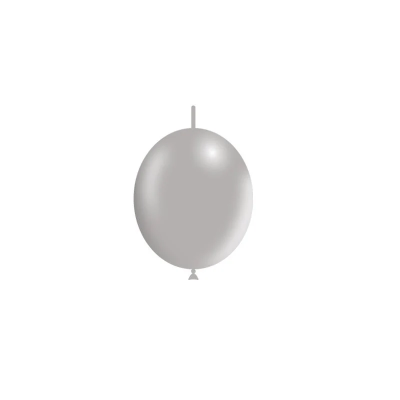 Harmaa nappi ilmapallot 15cm 100kpl