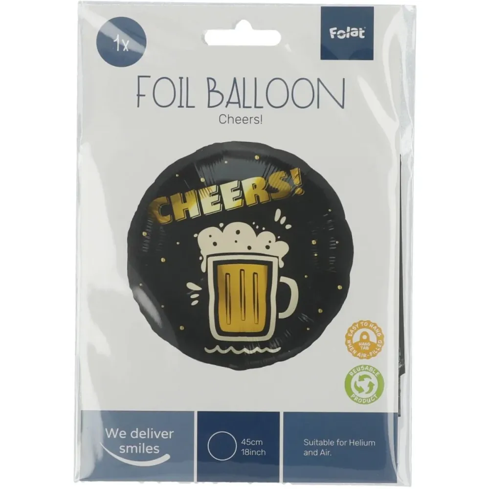 Helium ilmapallo Cheers Tyhjä 45cm