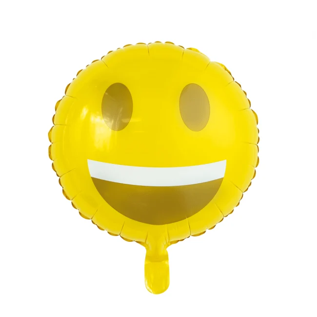 Helium ilmapallo Emoji Smile 45cm tyhjä