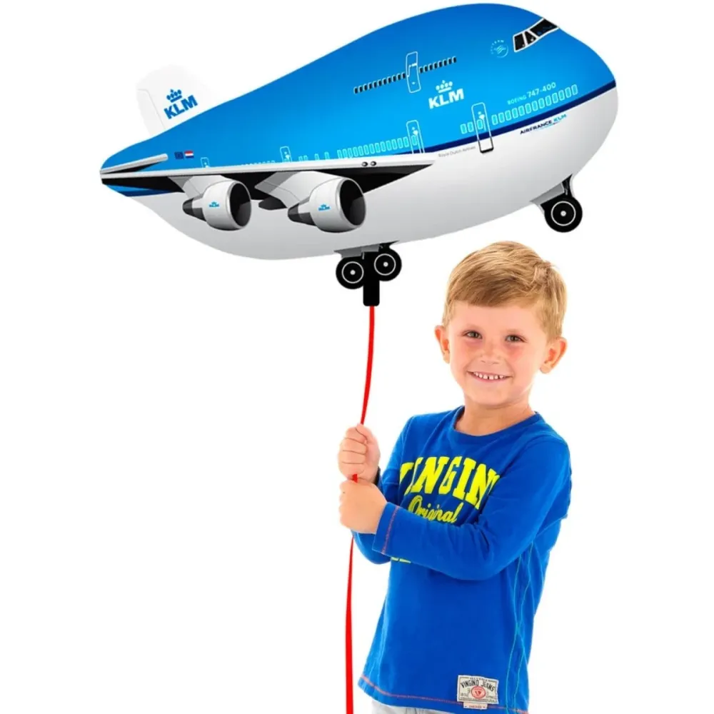 Helium ilmapallo Klm lentokone 95cm tyhjä