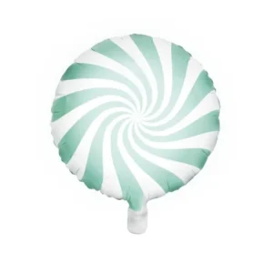 Helium ilmapallo Mint Green Swirl 45cm tyhjä