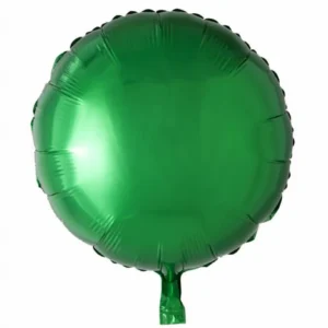 Helium ilmapallo pyöreä vihreä 46cm tyhjä
