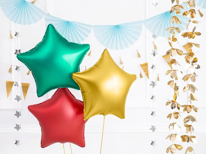 Helium ilmapallo Star Gold Gold tyhjä 48cm