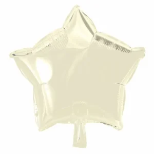 Helium ilmapallo Star Ivory 46cm tyhjä