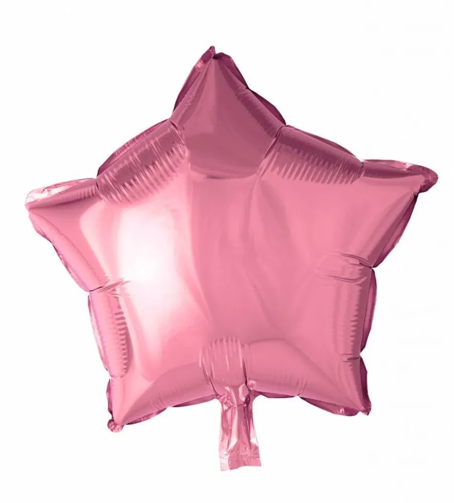 Helium ilmapallo Star Light Pink 46cm tyhjä