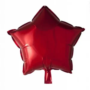 Helium ilmapallo Star Red 46cm tyhjä