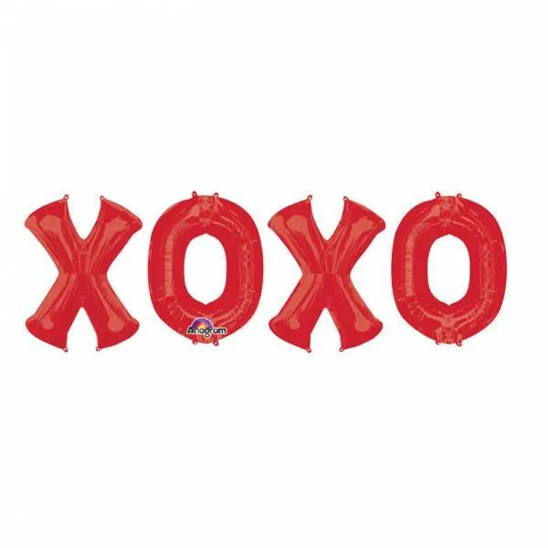 Helium ilmapallo xoxo Set 95cm tyhjä