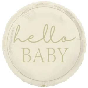Hello Baby Helium ilmapallo alaston 45cm