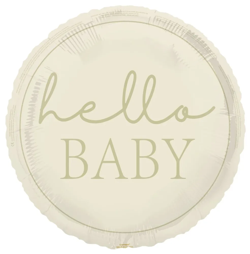 Hello Baby Helium ilmapallo alaston 45cm