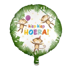 Hip Hip Hip Hip Hooray Helium ilmapallo viidakko tyhjä 46cm