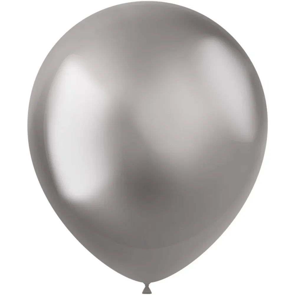 Hopea ilmapallot Chrome 33cm 10kpl
