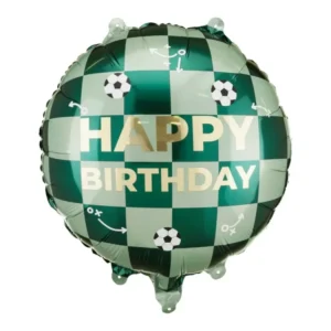 Hyvää syntymäpäivää helium ilmapallo jalkapallo tyhjä 35cm