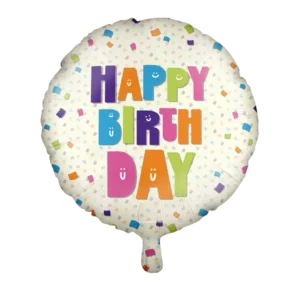 Hyvää syntymäpäivää helium ilmapallo sateenkaari kirjaimet tyhjä 46cm