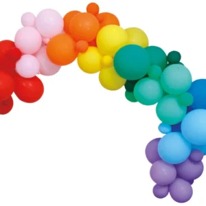 Ilmapallo kaari kotitekoinen setti Rainbow 4m