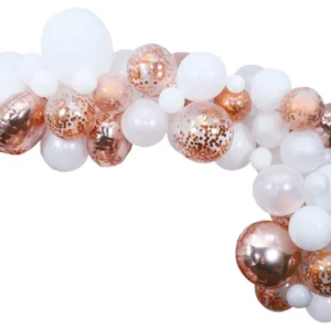 Ilmapallo kaari kotitekoinen setti Rose Gold 4m