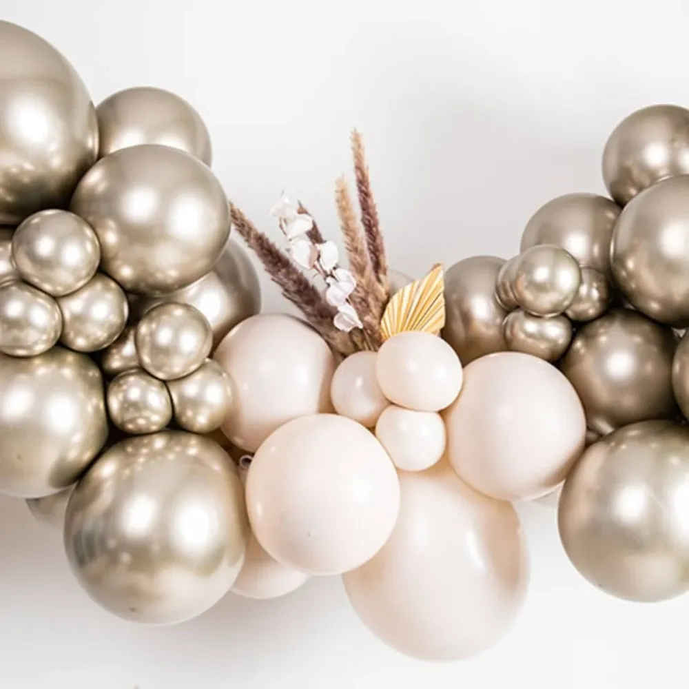 Ilmapallot Creamy Latte 33cm - 50 kappaletta
