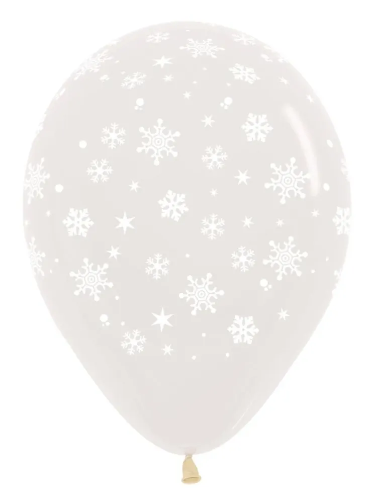 Ilmapallot Lumihiutale Mix 30cm 25kpl