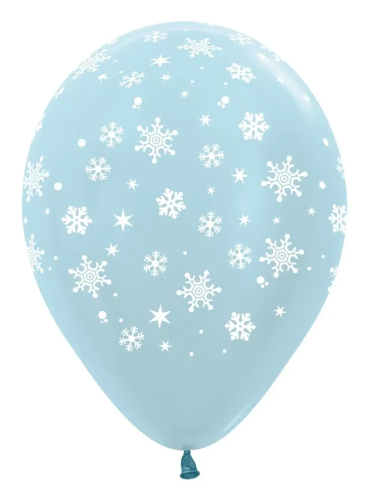 Ilmapallot Lumihiutale Mix 30cm 25kpl