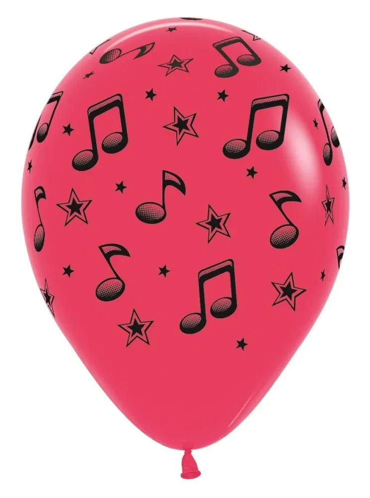 Ilmapallot musiikkinuotit 30cm 25kpl