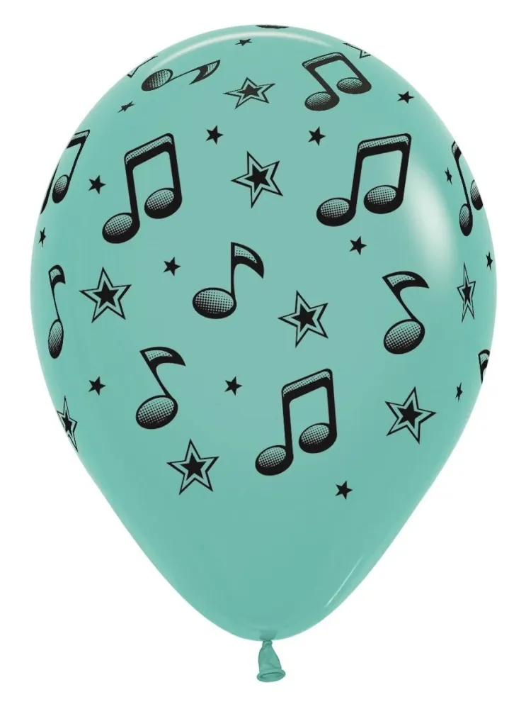 Ilmapallot musiikkinuotit 30cm 25kpl