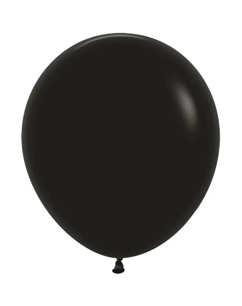 Ilmapallot Musta 45cm 25kpl