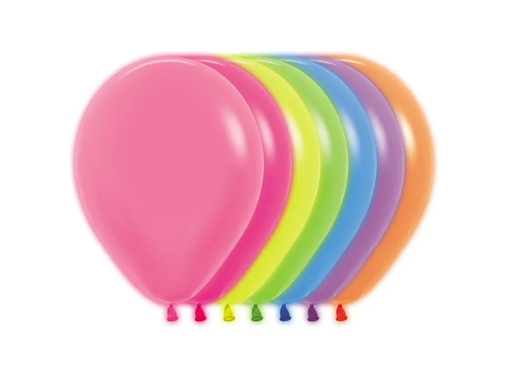 Ilmapallot Neon Mix 23cm 50kpl