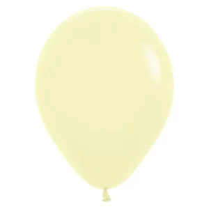 Ilmapallot Pastelli Matta Keltainen 23cm 50kpl