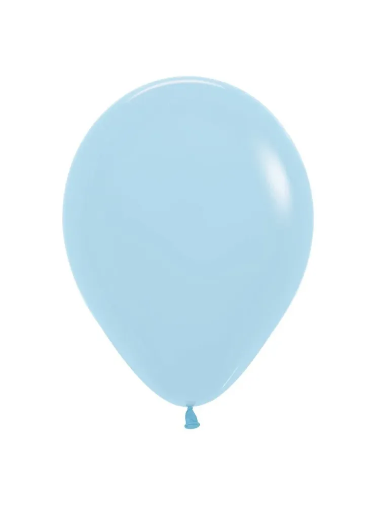 Ilmapallot pastelli matta sininen 23cm 50kpl