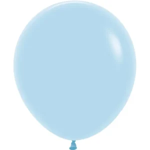 Ilmapallot Pastelli matta sininen 45cm 25kpl