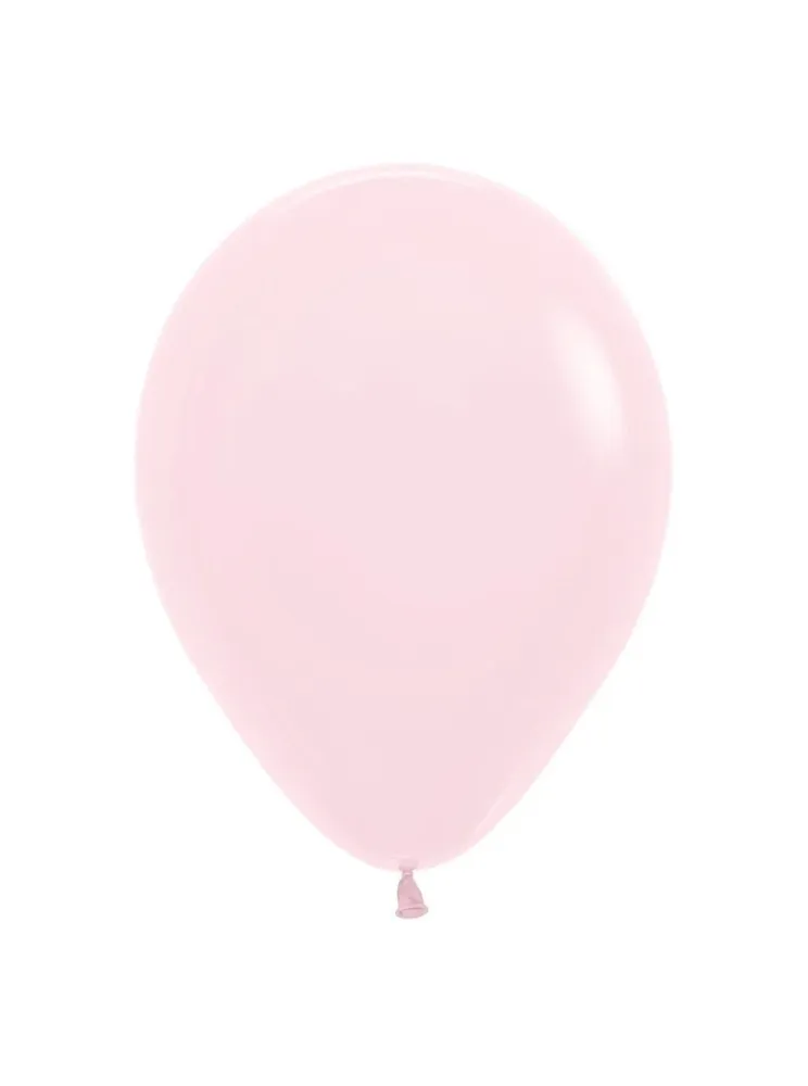Ilmapallot pastelli matta vaaleanpunainen 23cm 50kpl