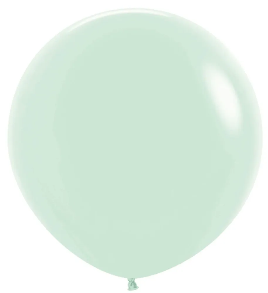 Ilmapallot pastelli matta vihreä 91cm 2kpl 2kpl