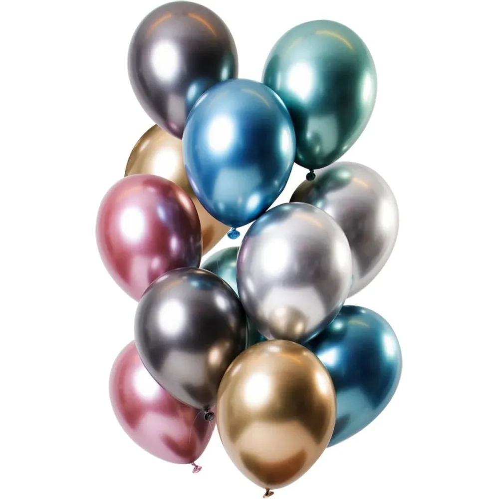 Ilmapallot Peiliefektin aarteet 33cm - 12 kpl