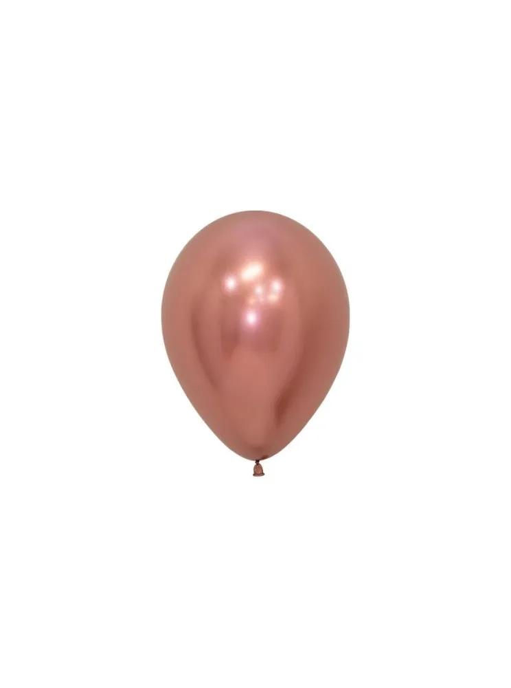 Ilmapallot Reflex Rose Gold 12cm 50kpl