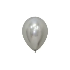 Ilmapallot Reflex Silver 12cm 50kpl