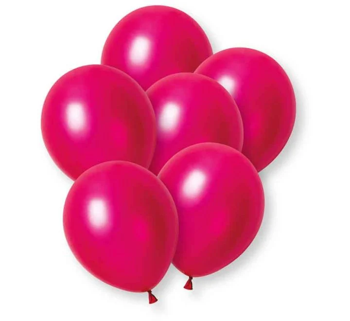 Ilmapallot vaaleanpunainen fuksia 30cm 8kpl